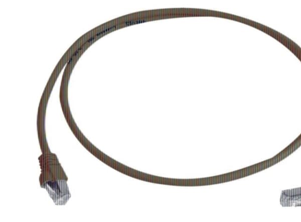 Telegärtner Cat.7 MP8 FS 600 LSZH 1m; 1x90-degrees, 1,5 m