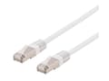 Pikkukuva 3 / 5: DELTACO SFTP-610VH - Liitäntäkaapeli - RJ-45 (uros) RJ-45 (uros) - 10 m - SFTP - CAT 6 - halogeeniton, valettu - valkoinen - valkoinen