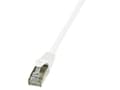 Miniatyrbilde 4 av 5: LogiLink 0.5m Cat.6 F/UTP, 0,5 m, Cat6, F/UTP (FTP), RJ-45, RJ-45, Hvit