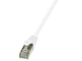Miniatyrbilde 1 av 5: LogiLink 0.5m Cat.6 F/UTP, 0,5 m, Cat6, F/UTP (FTP), RJ-45, RJ-45, Hvit