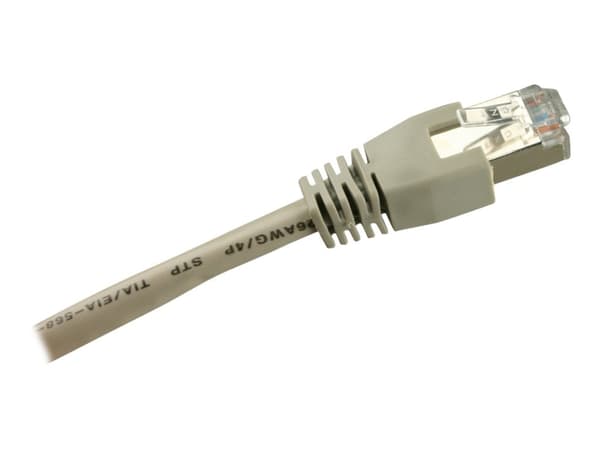 Sharkoon - Koblingskabel - RJ-45 (hann) til RJ-45 (hann) - 25 cm - SFTP - CAT 6 - hvit