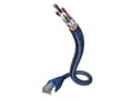 Miniatyrbilde 2 av 5: in-akustik Premium - Nettverkskabel - RJ-45 (hann) til RJ-45 (hann) - 3 m - SF/UTP - CAT 6 - med støvel, uten hindringer - blå, sølv