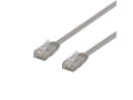 Miniatyrbilde 5 av 5: DELTACO - Koblingskabel - RJ-45 (hann) til RJ-45 (hann) - 2 m - UTP - CAT 6 - flat - grå