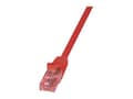 Miniatyrbild 1 av 5: LogiLink PrimeLine - Patch-kabel - RJ-45 (hane) till RJ-45 (hane) - 1 m - UTP - CAT 6 - halogenfri - röd