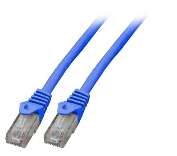 EFB Elektronik K8110BL.0,5, 0,5 m, Cat5e, U/UTP (UTP), RJ-45, RJ-45, Blå
