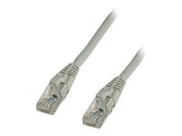 DELTACO TP-63AU - Koblingskabel - RJ-45 (hann) til RJ-45 (hann) - 3 m - UTP - CAT 6a - halogenfri - grå