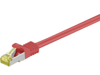 MicroConnect - Nettverkskabel - RJ-45 (hann) til RJ-45 (hann) - 50 cm - SFTP, PiMF - CAT 7 - uten hindringer - rød