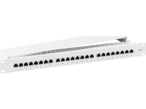 EFB Elektronik 37668.1M, 2500 Mbit/s, RJ-45, Gull, Cat5e, Grå, Rackmontering