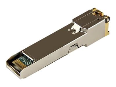 StarTech.com MSA Uncoded Compatible SFP Module, 1000BASE-TX, SFP to RJ45 (Copper) Cat6/Cat5e, 1GE Gigabit Ethernet SFP, RJ-45 (Copper) 100m, 1Gbps/10