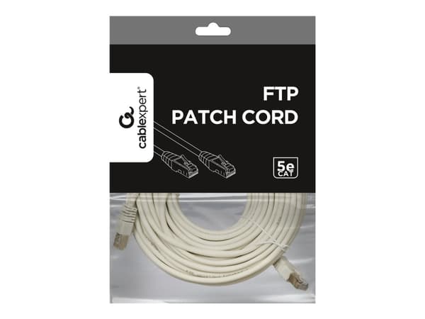 Gembird - Koblingskabel - RJ-45 (hann) til RJ-45 (hann) - 20 m - SFTP - formstøpt - beige