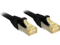 Miniatyrbilde 3 av 5: Lindy 47307, 1 m, Cat7, S/FTP (S-STP), RJ-45, RJ-45, Sort