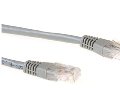 Ewent 10.0m Cat6 UTP, 10 m, Cat6, U/UTP (UTP), RJ-45, RJ-45, Grå