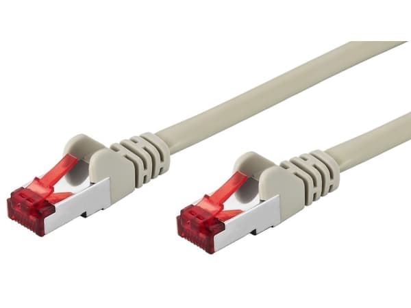CAT-605 Cat. 6 network cable, S/FTP, 0.5 m, multiple shielding