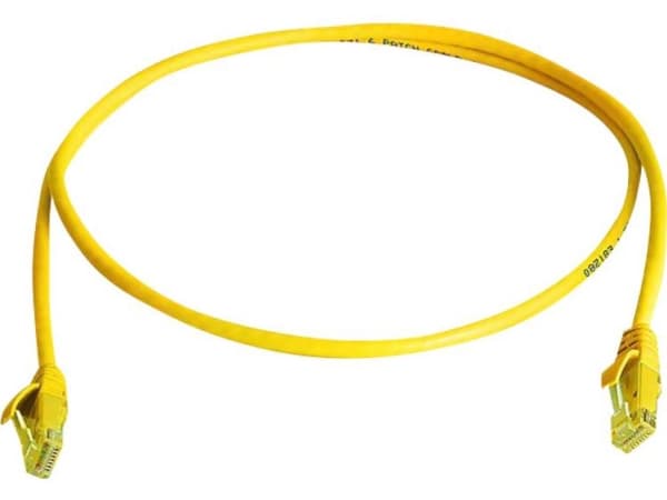 Telegärtner L00000A0295 1m Cat6 U/UTP (UTP) keltainen verkkokaapeli (L00000A0295)