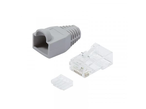 LogiLink RJ45, RJ45, Grå, Guld, 270 g, 100 stk, 170 mm