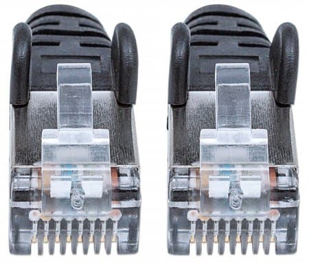 Intellinet 2m Cat6 S/FTP, 2 m, Cat6, S/FTP (S-STP), RJ-45, RJ-45, Sort