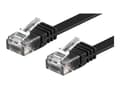 Miniatyrbilde 4 av 5: DELTACO - Koblingskabel - RJ-45 (hann) til RJ-45 (hann) - 2 m - UTP - CAT 6 - formstøpt, flat - svart