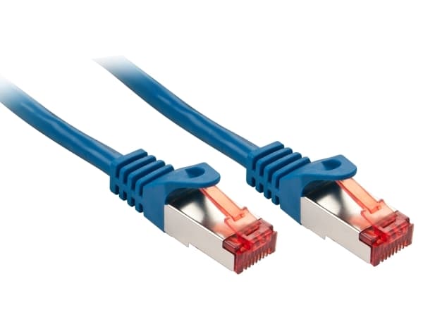Lindy Cat.6 S/FTP 1m, 1 m, Cat6, S/FTP (S-STP), RJ-45, RJ-45, Blå