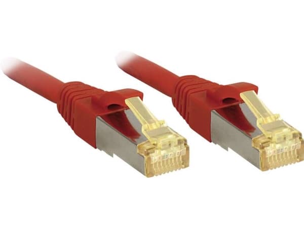 Lindy 47293, 1,5 m, Cat7, S/FTP (S-STP), RJ-45, RJ-45, Rød