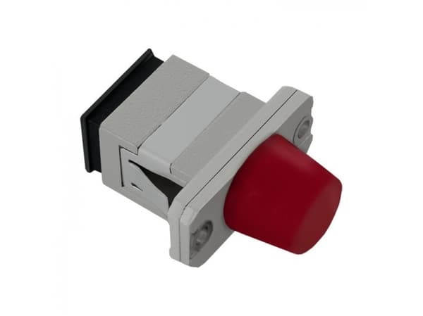 Qoltec Hybrid Simplex - Nettverkkopler - SC/UPC-enkeltmodus (hunn) til FC/UPC-enkeltmodus (hunn) - fiberoptisk