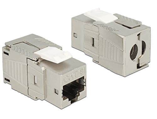 Delock Keystone module - Modulinnlegg - CAT 7 - STP - RJ-45 - sink