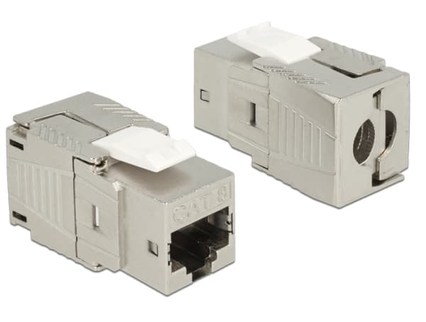 Delock Keystone module - Modulinnlegg - CAT 7 - STP - RJ-45 - sink