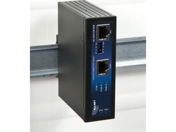 ALLNET 134036, Uhåndtert, L2, Gigabit Ethernet (10/100/1000), Full tosidig, Strøm over Ethernet (PoE), Kan monteres på vegg