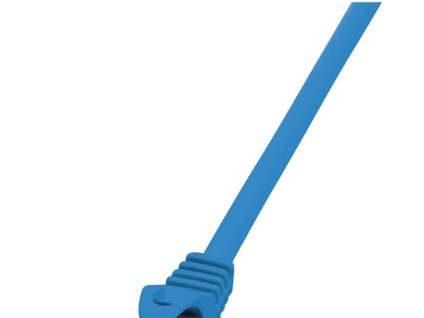 LogiLink PrimeLine - Patchkabel - RJ-45 (han) til RJ-45 (han) - 10 m - SFTP, PiMF - CAT 6 - halogenfri, formet, knastfri - blå