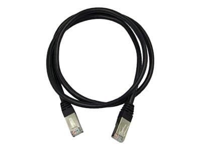 DELTACO - Koblingskabel - RJ-45 (hann) til RJ-45 (hann) - 1 m - FTP - CAT 6 - svart