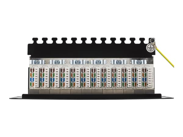 Deltaco 10-PATCH15, 10 Gigabit Ethernet, 10000 Mbit/s, RJ45, Cat6a, Musta, Metalli