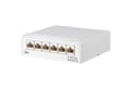 Miniatyrbilde 3 av 3: METZ CONNECT E-DAT - Koblingspanel - CAT 6a - RJ-45 X 6 - ren hvit