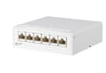 Miniatyrbilde 2 av 3: METZ CONNECT E-DAT - Koblingspanel - CAT 6a - RJ-45 X 6 - ren hvit