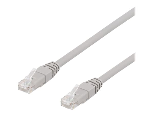 DELTACO TP-67AU - Koblingskabel - RJ-45 (hann) til RJ-45 (hann) - 7 m - UTP - CAT 6a - halogenfri - grå