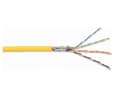 Miniatyrbilde 2 av 5: DIGITUS Professional - Bulkkabel - 500 m - SFTP, PiMF - CAT 7a - IEEE 802.5 / IEEE 802.3 - halogenfri, stigtap, solid - gul