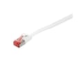 Miniatyrbilde 3 av 5: LogiLink SlimLine - Koblingskabel - RJ-45 (hann) til RJ-45 (hann) - 5 m - U/FTP, PiMF - CAT 6 - formstøpt, uten hindringer, flat - hvit