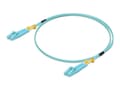 Miniatyrbilde 1 av 5: Ubiquiti UniFi - Patchkabel - LC multimodus (hann) til LC multimodus (hann) - 2 m. - fiberoptikk - dupleks - 50 / 125 my - OM3 - turkis