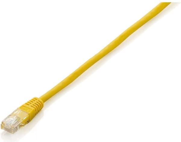 Equip 625463, 0,25 m, Cat6, U/UTP (UTP), RJ-45, RJ-45, Gult