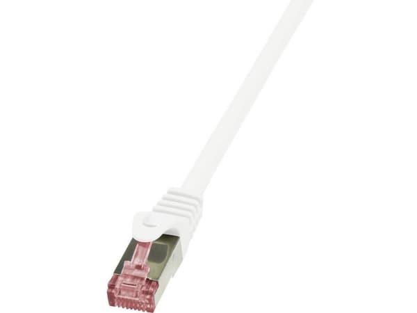 LogiLink CQ2111S, 20 m, Cat6, S/FTP (S-STP), RJ-45, RJ-45, Hvit