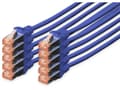 Miniatyrbilde 4 av 5: DIGITUS Professional - Koblingskabel - RJ-45 (hann) til RJ-45 (hann) - 3 m - SFTP, PiMF - CAT 6 - IEEE 802.3 - med støvel, halogenfri, uten hindringe