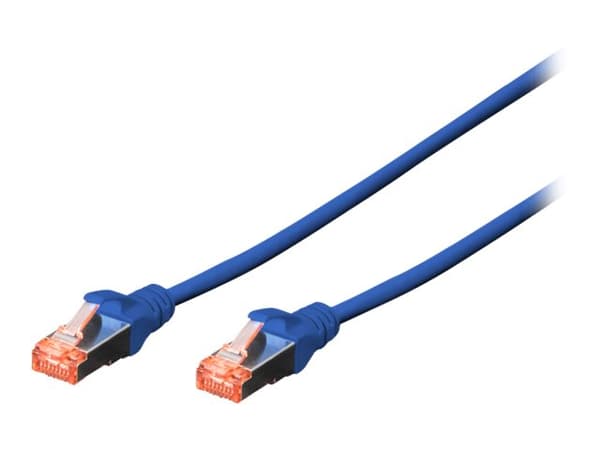 DIGITUS Professional - Koblingskabel - RJ-45 (hann) til RJ-45 (hann) - 3 m - SFTP, PiMF - CAT 6 - IEEE 802.3 - med støvel, halogenfri, uten hindringe