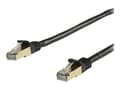 Miniatyrbild 1 av 5: StarTech.com Cat6a Ethernet-kabel - skärmad (STP) - 2 m, svart