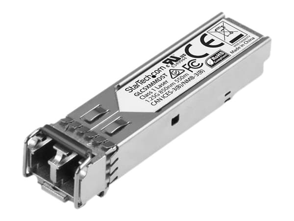 StarTech.com Cisco GLC-SX-MMD Compatible SFP Module, 1000BASE-SX, 1GbE Multimode Fiber MMF Optic Transceiver, 1GE Gigabit Ethernet SFP, LC 550m, 850n