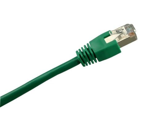 Sharkoon - Koblingskabel - RJ-45 (hann) til RJ-45 (hann) - 10 m - FTP - CAT 5e - grønn