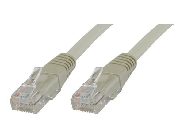 MicroConnect - Nettverkskabel - RJ-45 (hann) til RJ-45 (hann) - 30 m - UTP - CAT 6 - halogenfri - grå