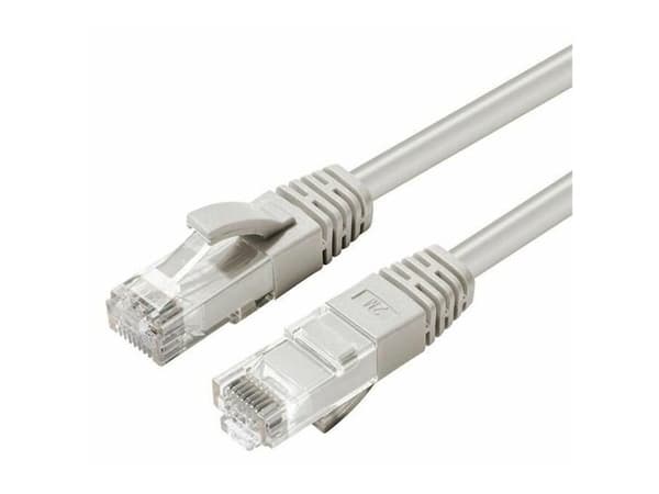 MicroConnect - Verkkokaapeli - RJ-45 (uros) - RJ-45 (uros) - 7 m - UTP - CAT 5e - harmaa