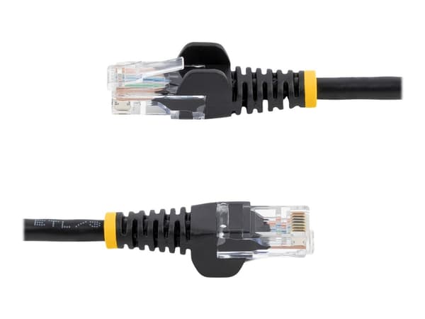 StarTech.com 45PAT5MBK nettverkskabel Sort 5 m Cat5e U/UTP (UTP)