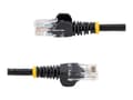 Miniatyrbilde 5 av 5: StarTech.com 45PAT5MBK nettverkskabel Sort 5 m Cat5e U/UTP (UTP)