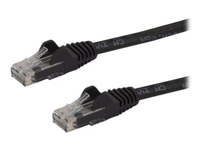 StarTech.com N6PATC2MBK nätverkskablar Svart 2 m Cat6 U/UTP (UTP)