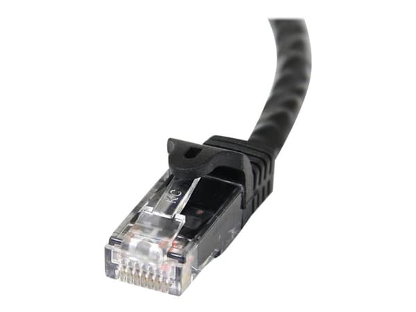 StarTech.com N6PATC2MBK nätverkskablar Svart 2 m Cat6 U/UTP (UTP)