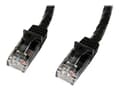 Miniatyrbild 2 av 5: StarTech.com N6PATC2MBK nätverkskablar Svart 2 m Cat6 U/UTP (UTP)